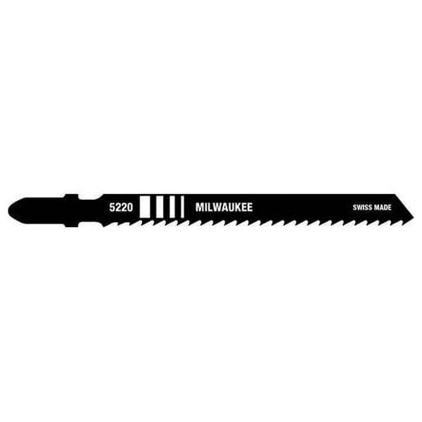 Milwaukee® 48-42-5220 Heavy Duty Jig Saw Blade, 4 in L x 9/32 in W, 8 TPI, HSS Cutting Edge, Bi-Metal Body thumbnail 2