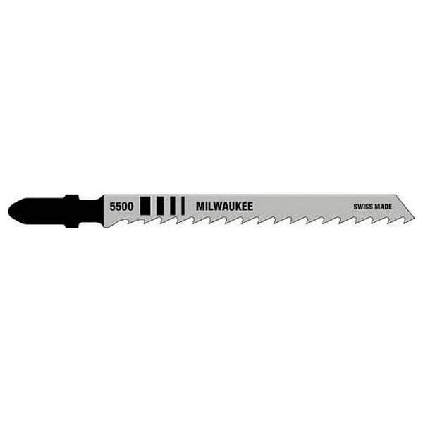 Milwaukee® 48-42-5500 Heavy Duty Jig Saw Blade, 4 in L x 9/32 in W, 6 TPI, HCS Cutting Edge, HCS Body thumbnail 2
