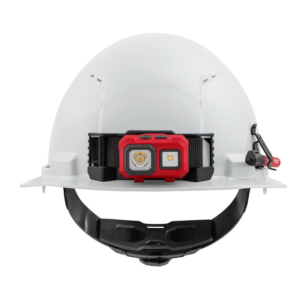 Milwaukee® 48-73-1200 Hard Hat, 6-1/2 to 8-1/2 in Hat, Front Brim, Hat Class: C, 4-Suspension Point, White thumbnail 3