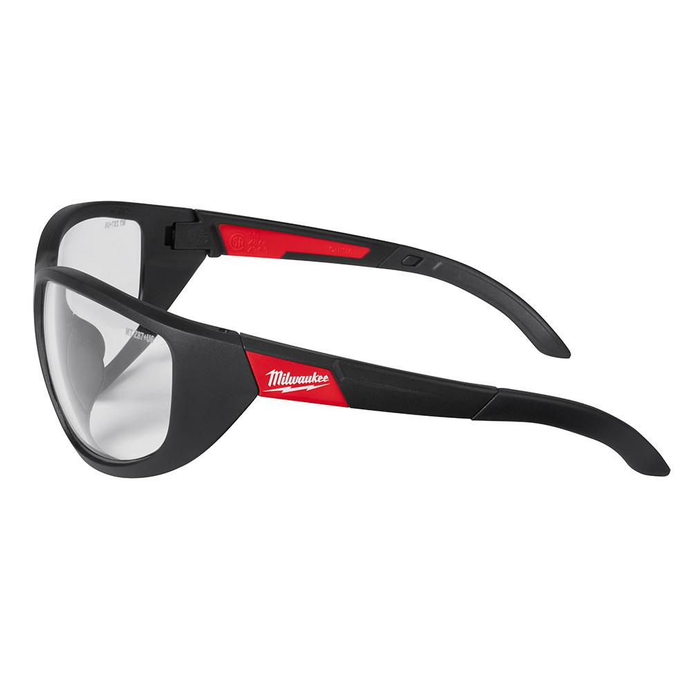 Milwaukee® Universal Unisex Polycarbonate Lens High Performance Safety Glass, Clear Lens thumbnail 2