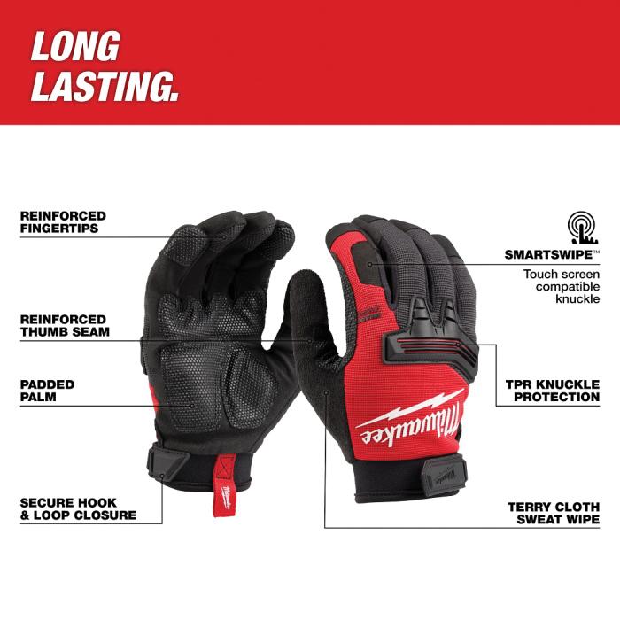Milwaukee® 48-73-8532 Wrecking Work Gloves, L thumbnail 2