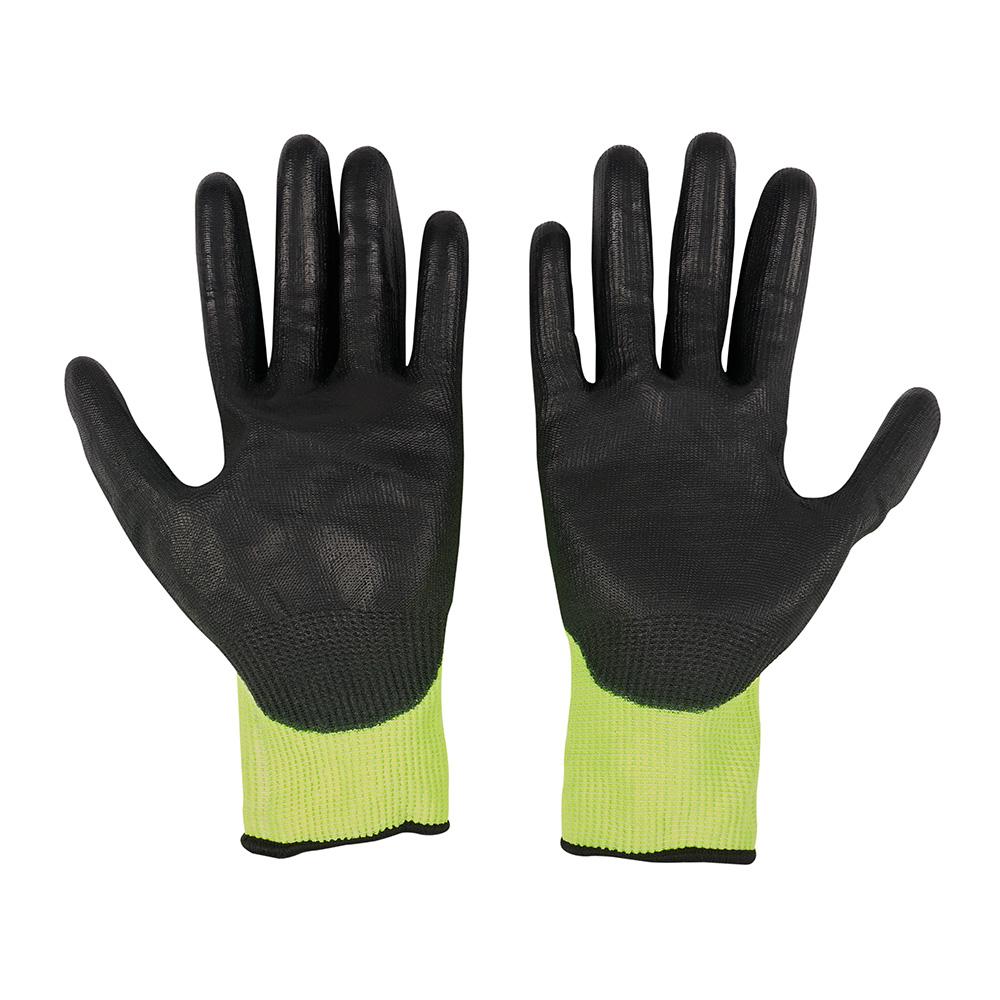 Milwaukee® 48-73-8933 High Visibility Work Gloves, XL, Polyurethane Glove thumbnail 2