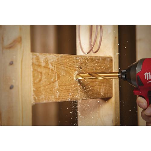 Milwaukee® SHOCKWAVE Impact Duty RED HELIX Titanium Metric Drill Bit Set, 25-Piece thumbnail 4