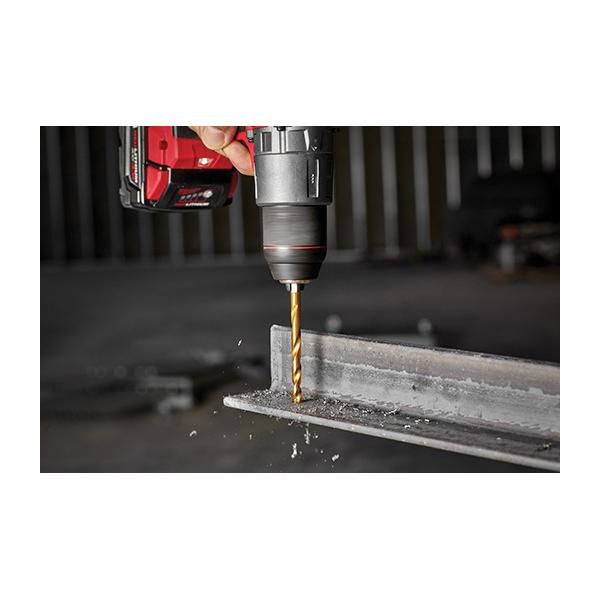 Milwaukee® 48-89-4672 Titanium Drill Bit Set, 1/16 in Min Drill Bit, 31/64 in Max Drill Bit, 29 -Piece, Steel thumbnail 4