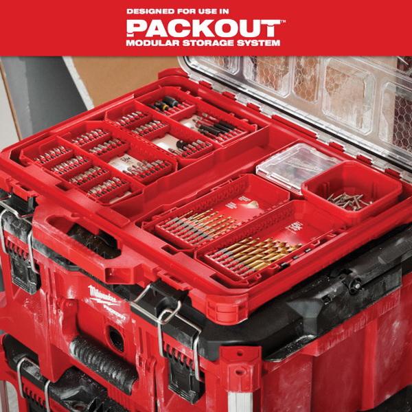 Milwaukee® SHOCKWAVE Impact Duty RED HELIX Titanium Metric Drill Bit Set, 25-Piece thumbnail 3