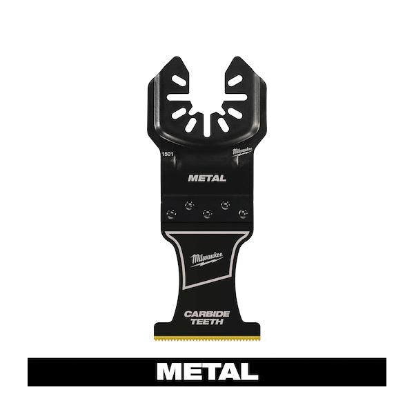 Milwaukee® OPEN-LOK™ 49-25-1501 Oscillating Multi-Tool Blade, Cut-Away, Universal Fit Blade, 1-1/2 in L Blade