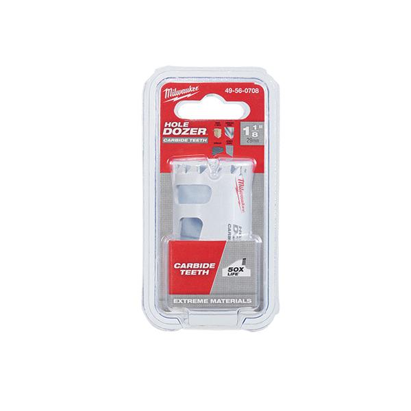 Milwaukee® Hole Dozer™ 49-56-0708 Hole Saw, 1-1/8 in Dia Saw, 5/8-18 Arbor Hole, 1.62 in D Cutting, Carbide Tooth thumbnail 3