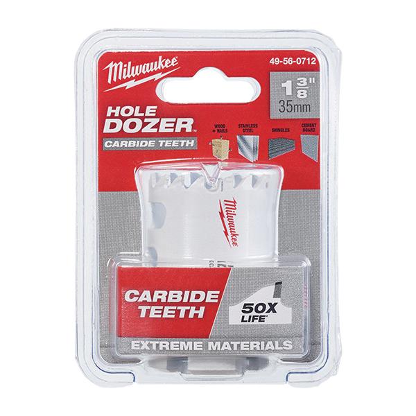 Milwaukee® Hole Dozer™ 49-56-0712 Hole Saw, 1-3/8 in Dia Saw, 5/8-18 Arbor Hole, 1.62 in D Cutting, Carbide Tooth thumbnail 2