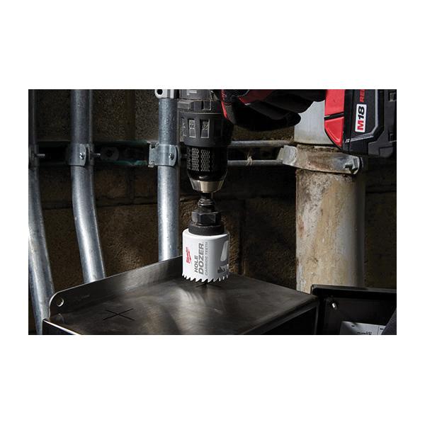Milwaukee® Hole Dozer™ 49-56-0720 Hole Saw, 2 in Dia Saw, 5/8-18 Arbor Hole, 1.62 in D Cutting, Carbide Tooth thumbnail 2