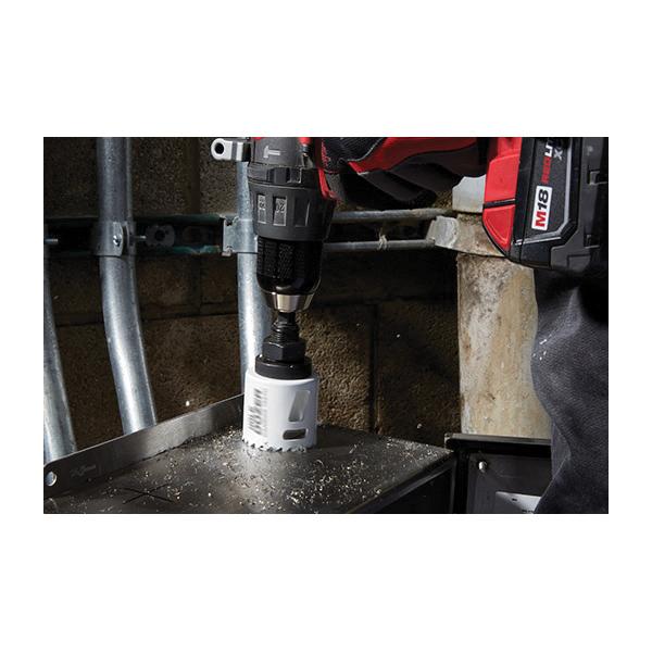 Milwaukee® Hole Dozer™ 49-56-0720 Hole Saw, 2 in Dia Saw, 5/8-18 Arbor Hole, 1.62 in D Cutting, Carbide Tooth thumbnail 4
