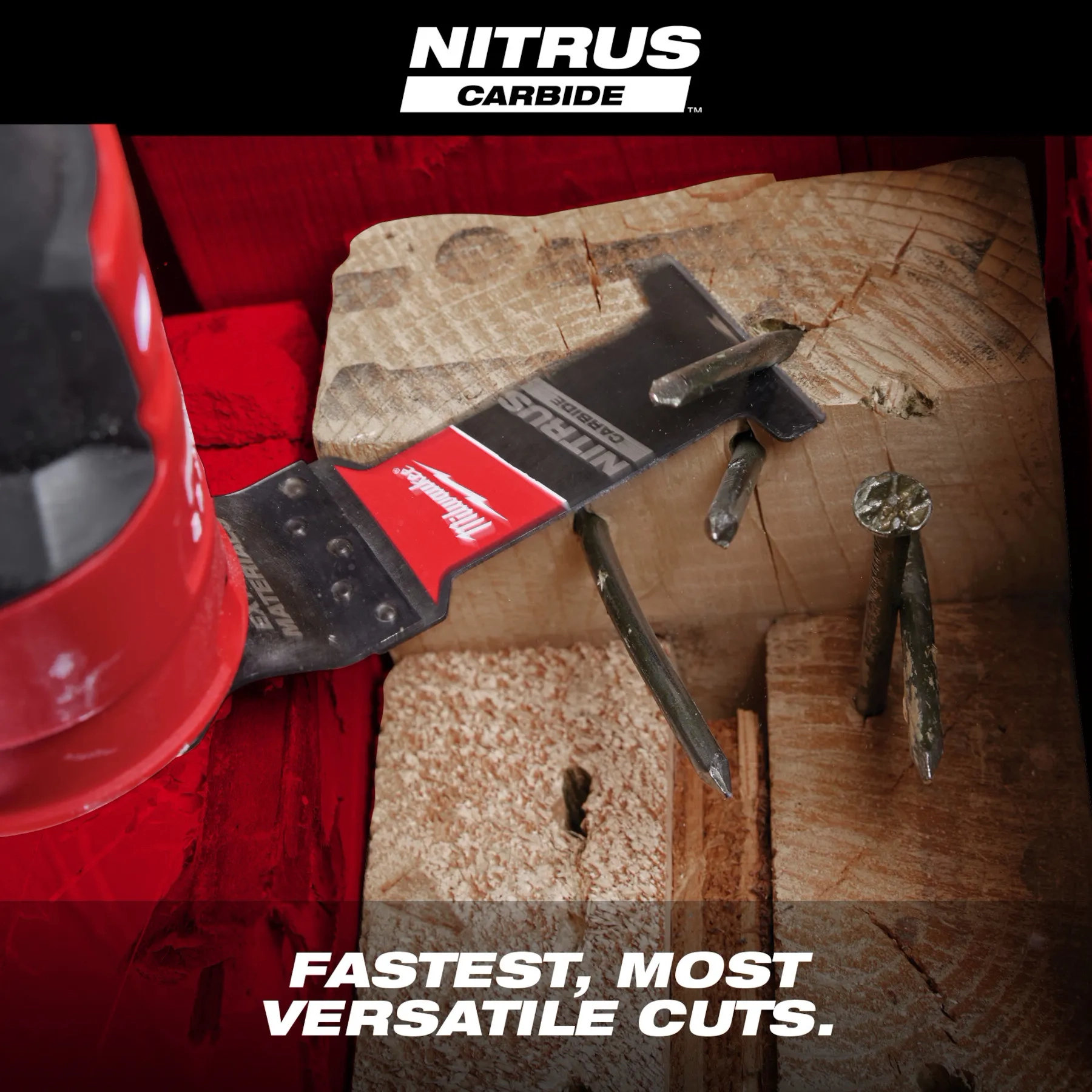 Milwaukee® NITRUS CARBIDE™ 49-25-1571 Multi-Tool Blade, 2 in L Blade, Carbide Blade thumbnail 2