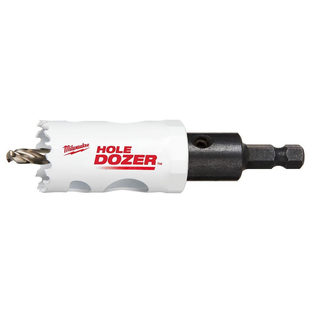 Milwaukee® Hole Dozer™ 49-56-0052 Ice Hardened Hole Saw, 1-1/8 in Dia Saw, 1-5/8 in D Cutting, Bi-Metal Tooth