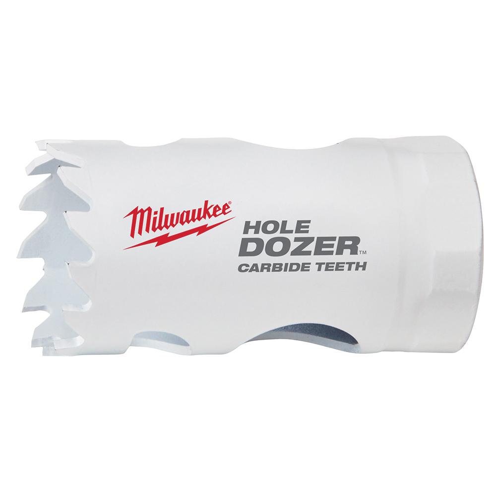 Milwaukee® Hole Dozer™ 49-56-0707 Hole Saw, 1 in Dia Saw, 1/2-20 Arbor Hole, 1.62 in D Cutting, Carbide Tooth thumbnail 4