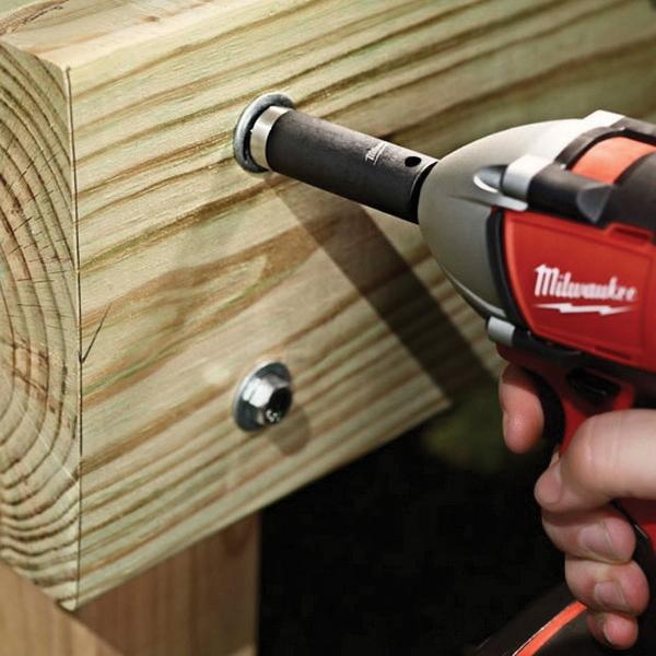 Milwaukee® Shockwave SAE Deep Length Thin Wall Impact Socket, 13/16 in Socket, 3/8 in Drive, 2-1/2 in OAL, 6 Points thumbnail 3