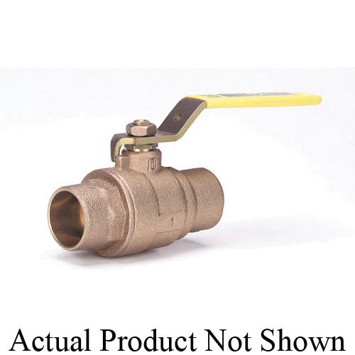 1/2 MILW #BA-150SA12 - BALL VALVE - 2PC - BRONZE BODY - SS BALL & STEM - 600 WOG - 150 SWP - SOLDER - FULL PORT