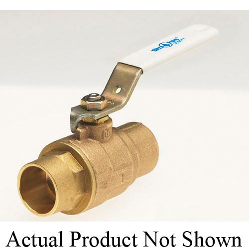 1 MILW #UPBA-450A100 - LOW LEAD BRONZE - BALL VALVE - 2PC - FULL PORT - CP BRASS BALL - 600 WOG - SOLDER - NSF 372 & 61
