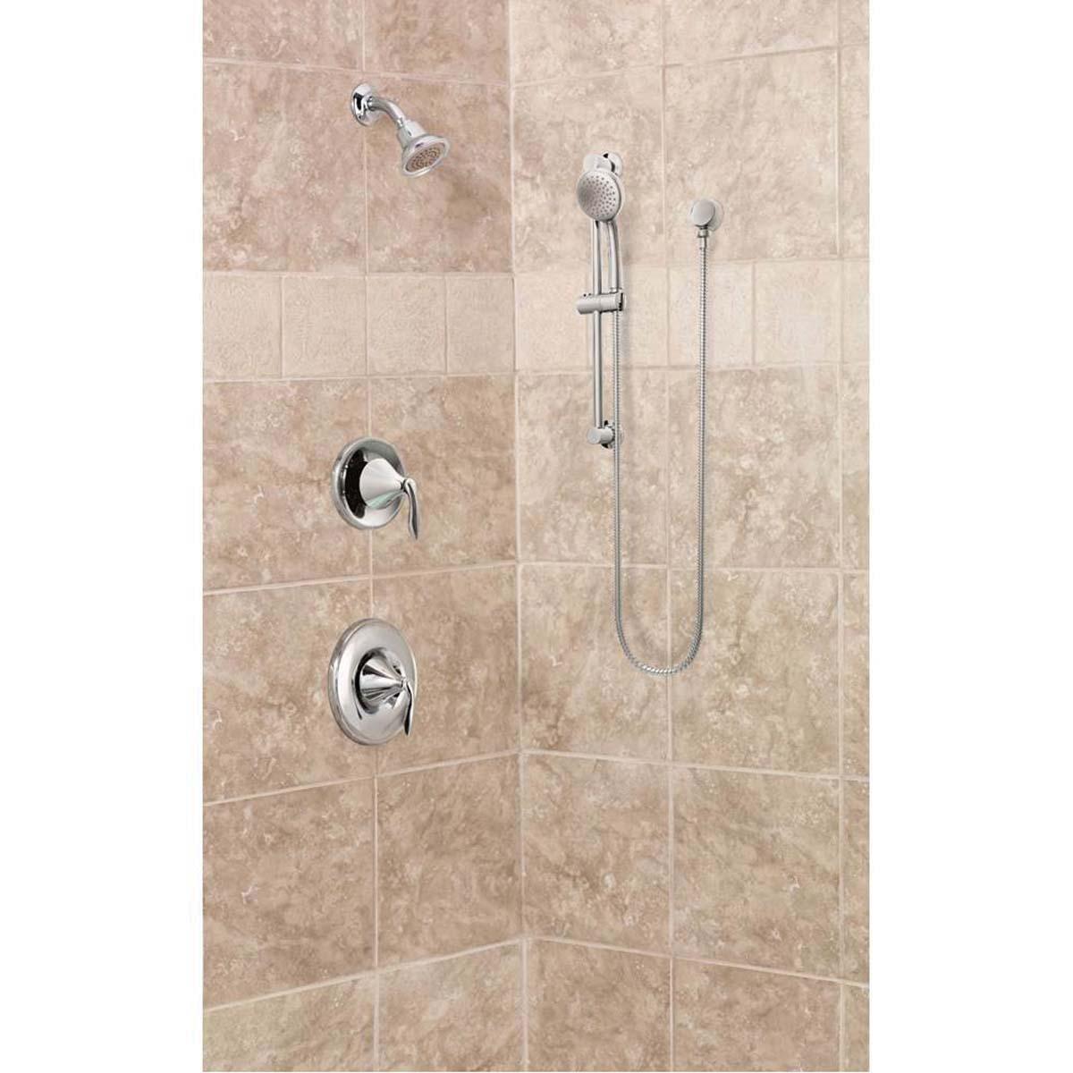 Moen® 3868EP Handheld Shower, 4 in Dia Spray Face, Full Spray, 1.75 gpm, 59 in L Hose, Chrome-Plated