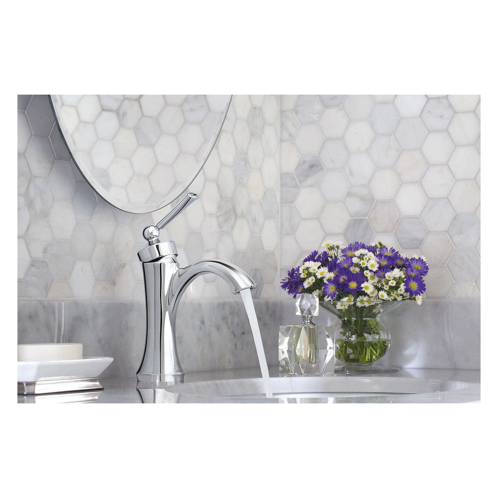 Moen® Wynford™ 4500 Bathroom Faucet, 1-Handle, Deck, Pop-Up, Polished Chrome thumbnail 2