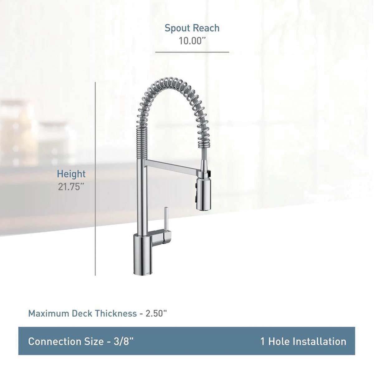 MOEN® 5923BL 10219777 PDI Kitchen, Bath & Lighting
