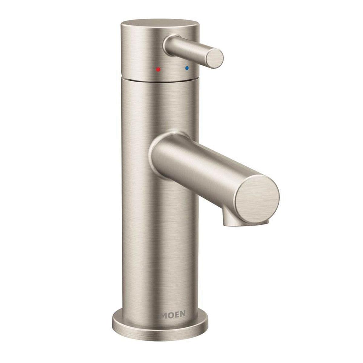 Moen® Align™ 6190BN Bathroom Faucet, 1-Handle, Deck, Lift and Turn, Brushed Nickel