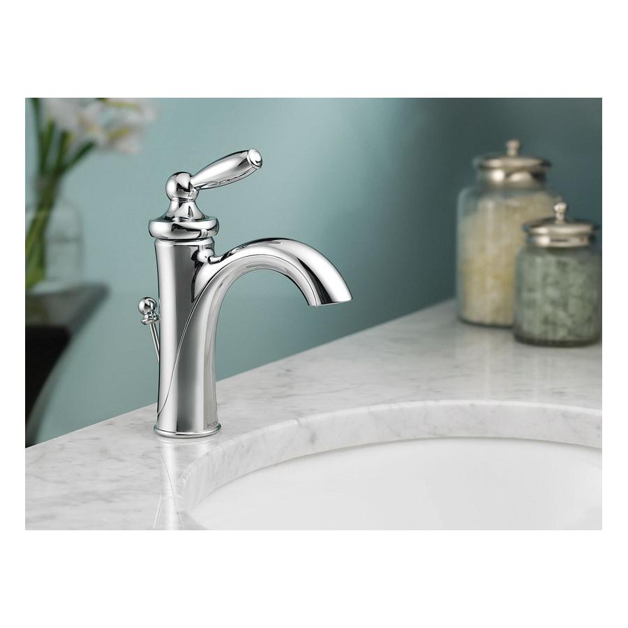 Moen® Boulevard® 6600ORB Bathroom Faucet, 1-Handle, Deck, Pop-Up, Oil-Rubbed Bronze thumbnail 3