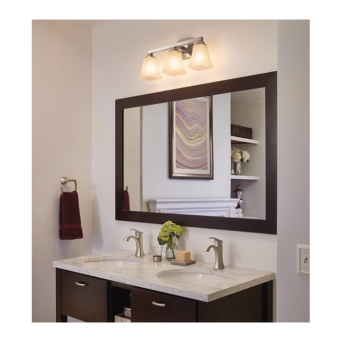 Moen® Voss™ 6903BN Bathroom Faucet, 1-Handle, Deck, Pop-Up, Brushed Nickel thumbnail 2