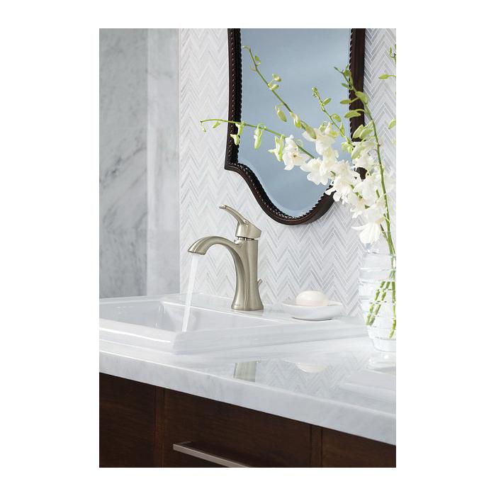 Moen® Voss™ 6903BN Bathroom Faucet, 1-Handle, Deck, Pop-Up, Brushed Nickel thumbnail 3