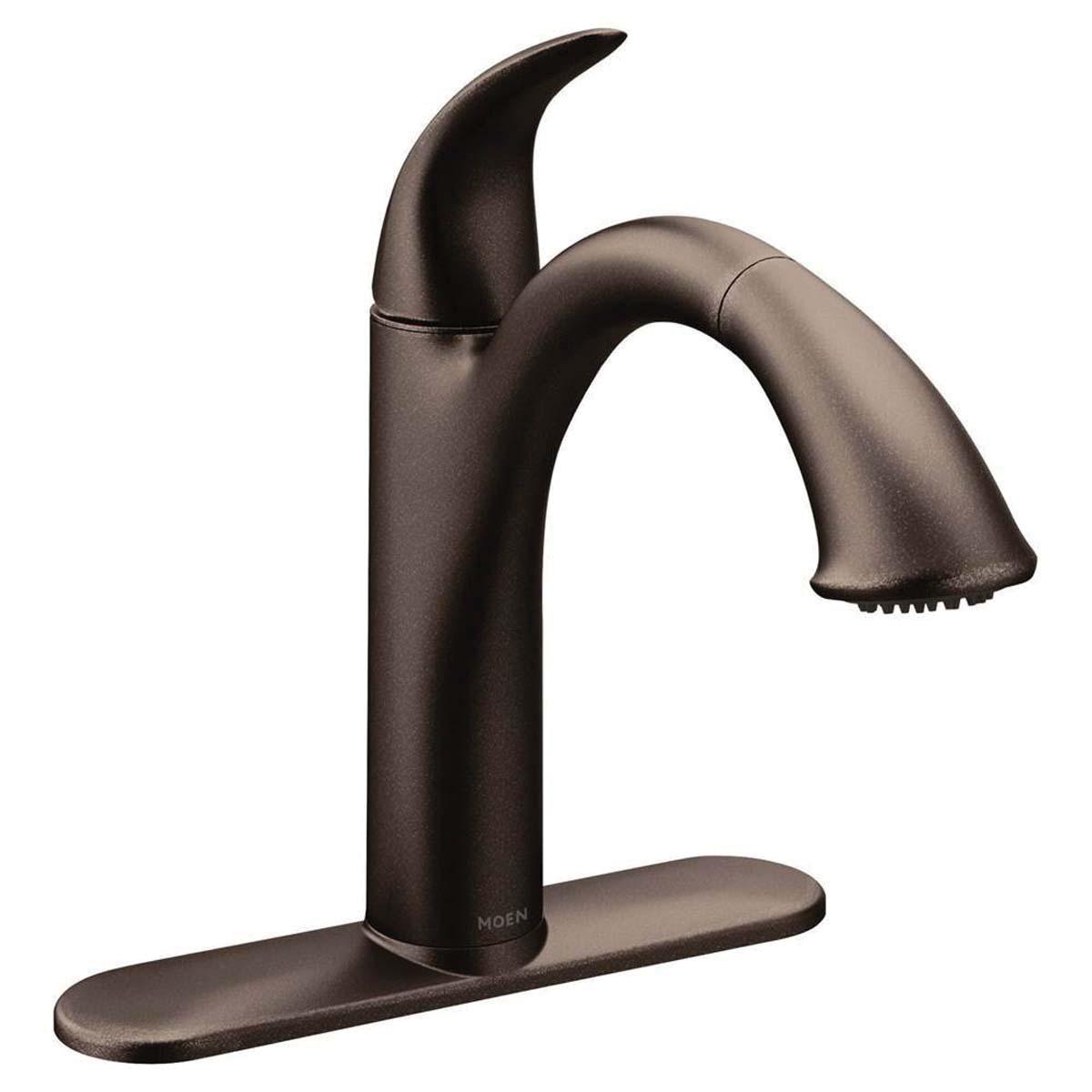 Moen® Camerist™ 7545ORB Kitchen Faucet, Deck, Pull-Out, Oil-Rubbed Bronze