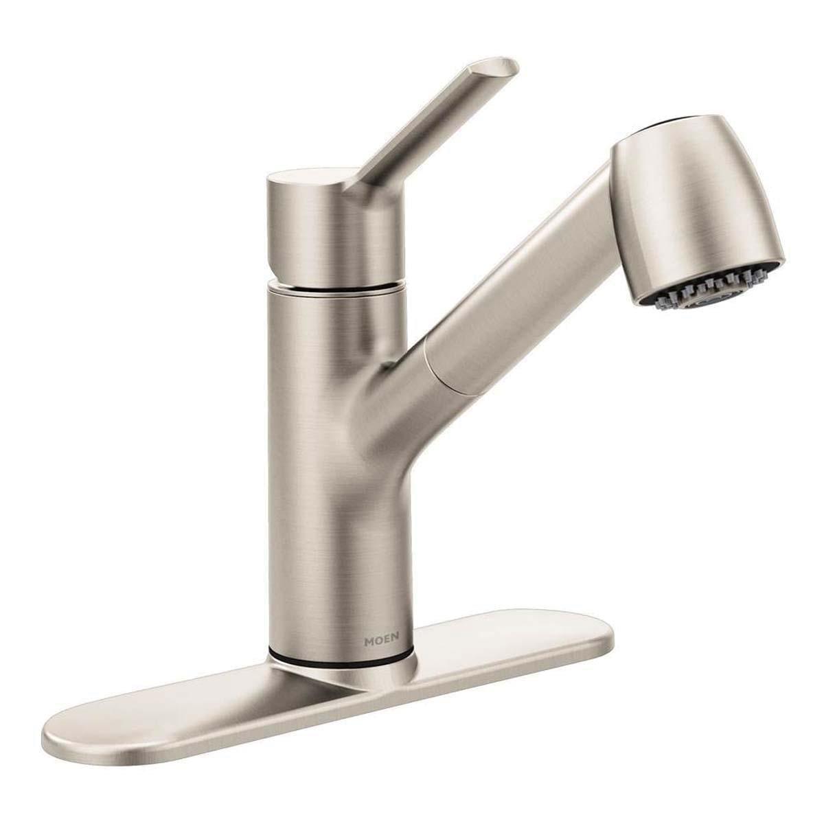 Moen® Method™ 7585SRS Kitchen Faucet, Deck, Pull-Out, Stainless thumbnail 4