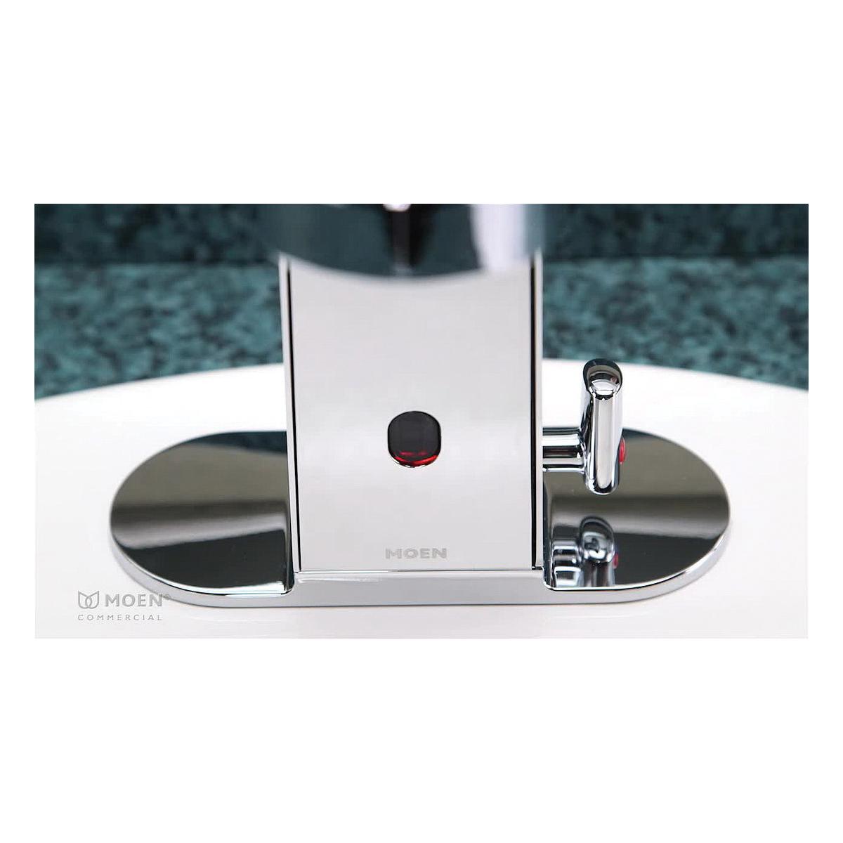 Moen® M-POWER™ 8552 Hands-Free Faucet, 1-Handle, Deck, Polished Chrome thumbnail 2