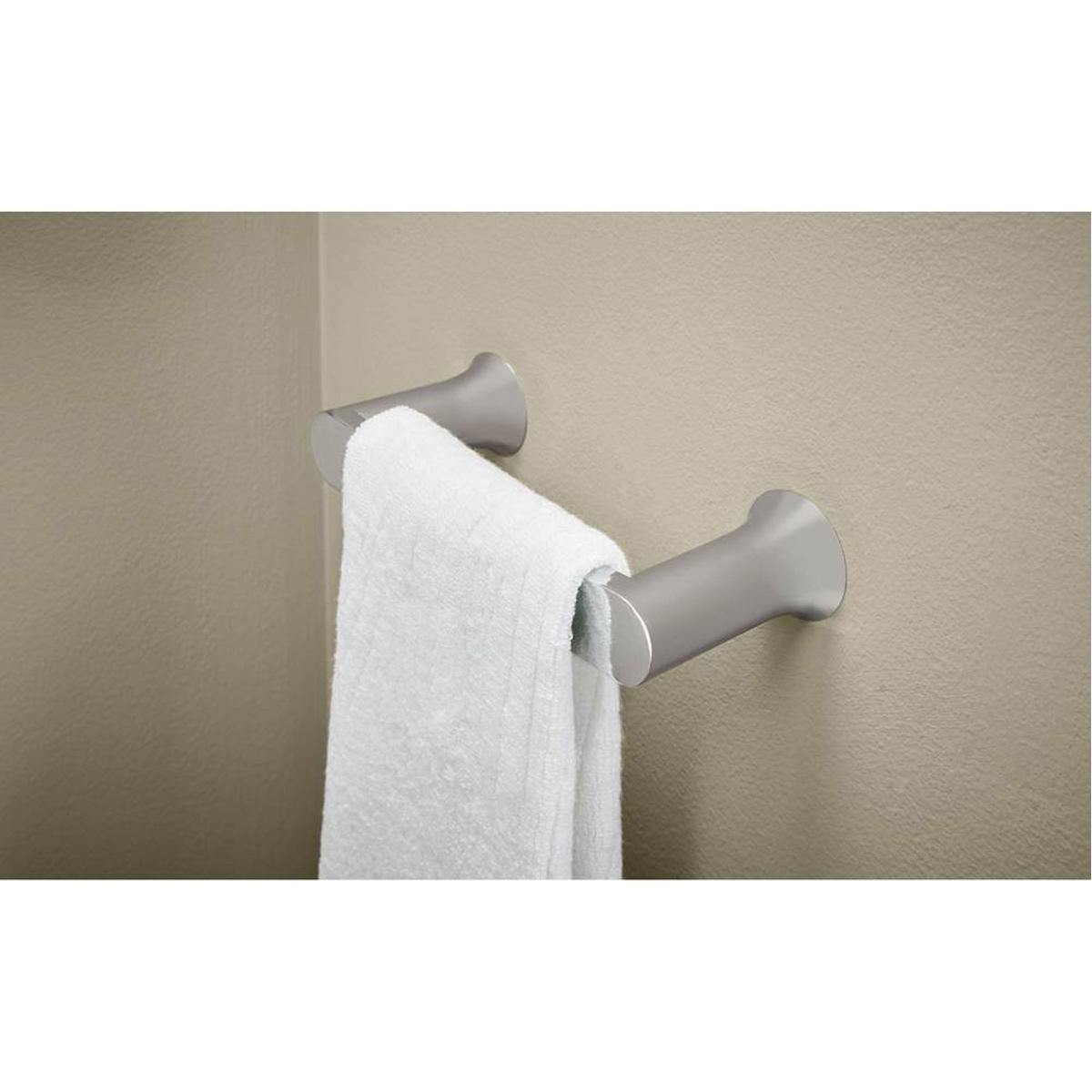 Moen® Genta™ BH3886CH Hand Towel Bar, 6-7/8 in L Bar, 1-3/4 in OAH, Zinc thumbnail 3