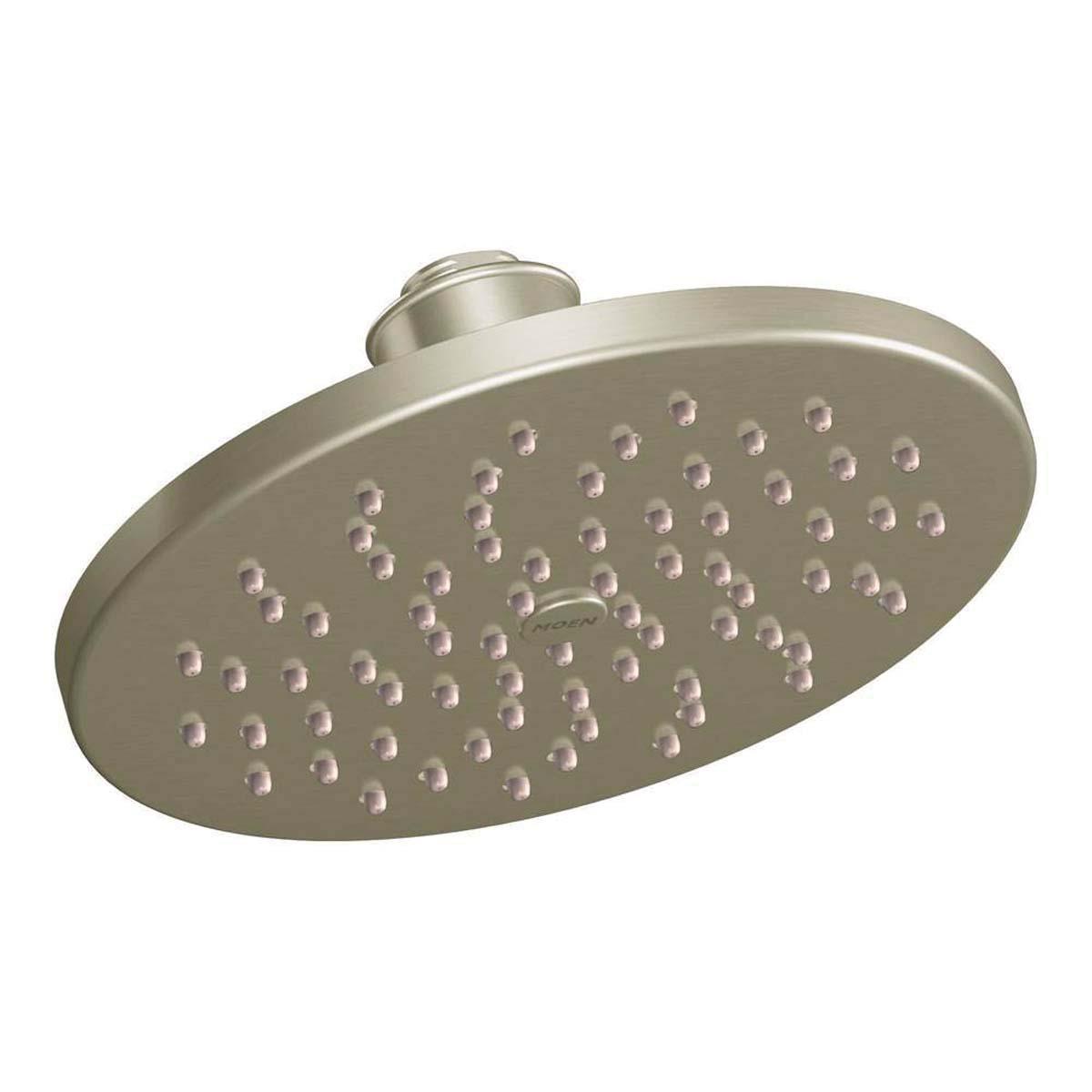 Moen® S6360 Series S6360BN Rain Showerhead, 2.5 gpm, 1-Spray, Brushed Nickel