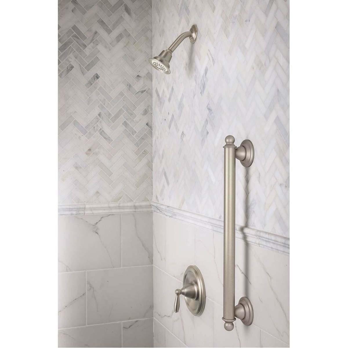 Moen® Posi-Temp® Posi-Temp® T2152BN Shower Trim, Metal, Brushed Nickel, 1-Handle-Handle, 2.5 gpm thumbnail 2