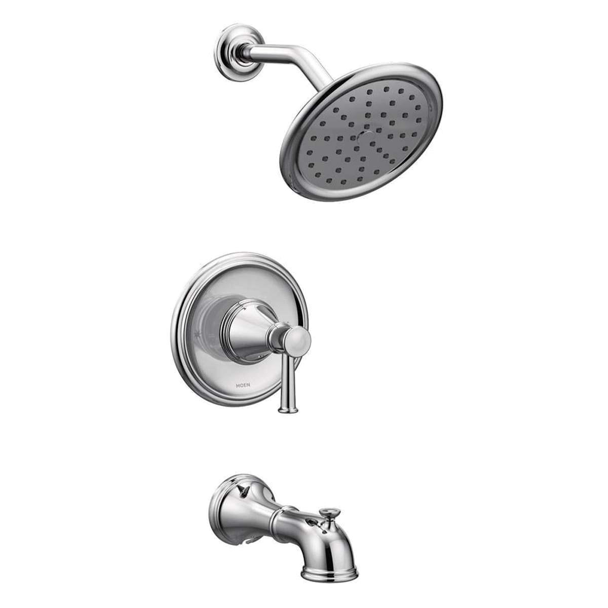Moen® Posi-Temp® Belfield™ T2313 Tub/Shower Trim, Metal, Chrome, 1-Handle, 2.5 gpm thumbnail 3