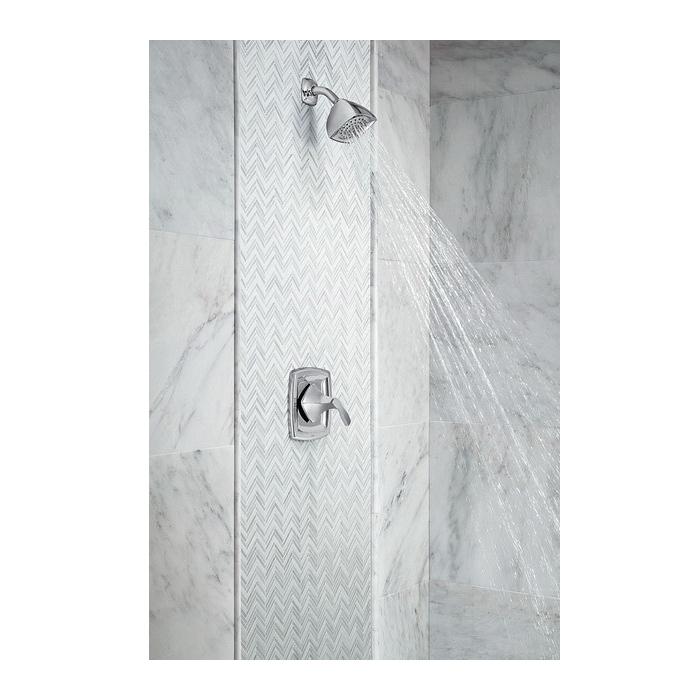 Moen® Voss™ Posi-Temp® T2692 Shower Trim Only, Metal, Polished Chrome, 1-Handle-Handle, 2.5 gpm