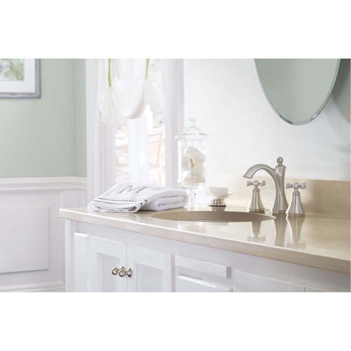 Moen® Wynford™ T4524 Bathroom Faucet, 2-Handle, Deck, Lift and Turn, Chrome