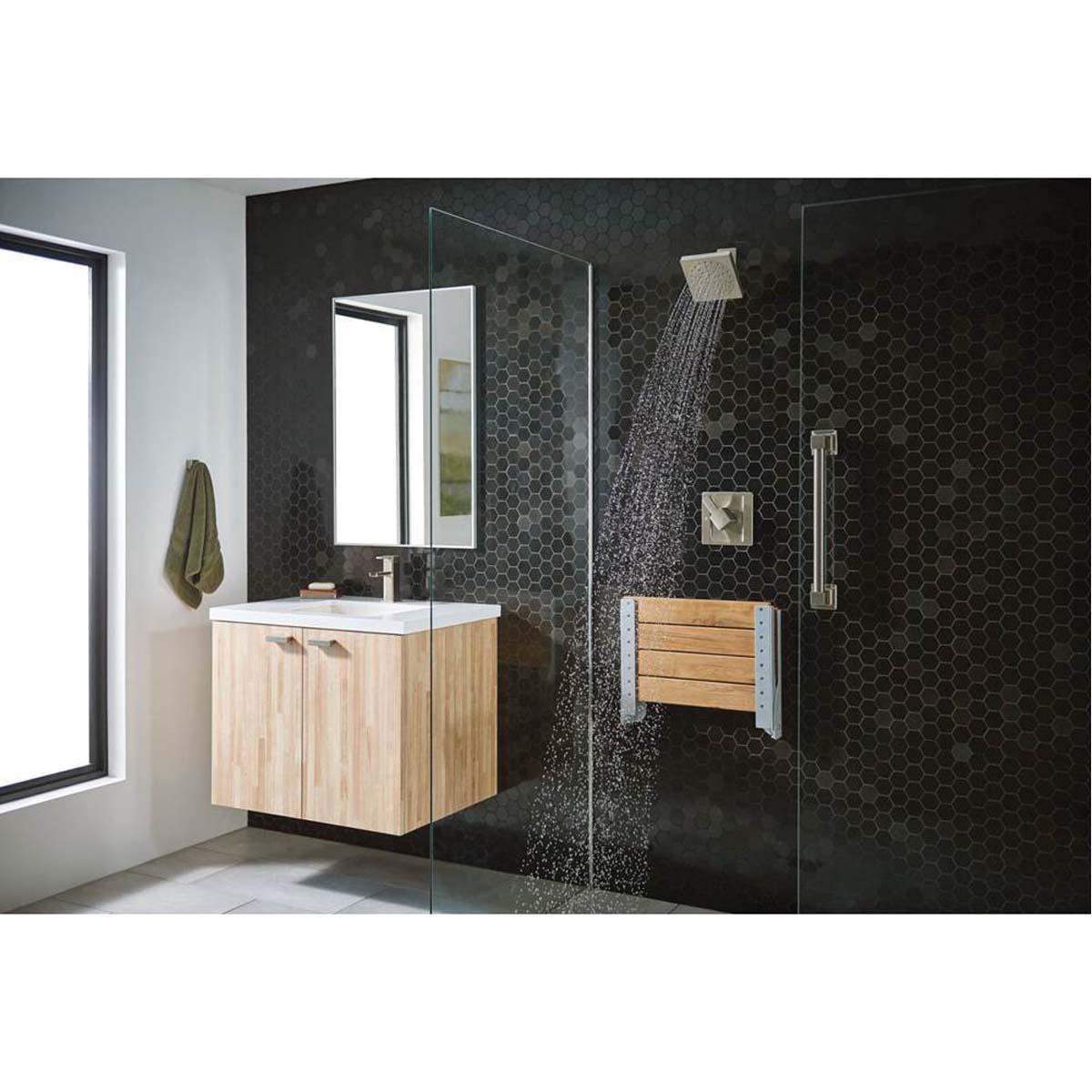 Moen® Posi-Temp® Posi-Temp® TS2712BN Shower Only, Metal, Brushed Nickel, 1-Handle-Handle, 2.5 gpm thumbnail 3