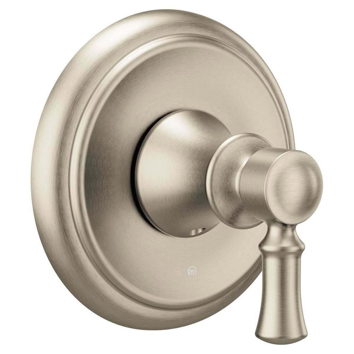 Moen® Dartmoor™ UT2031BN Transfer Valve Trim, Lever Handle, 1-Handle -Handle, Metal, Brushed Nickel
