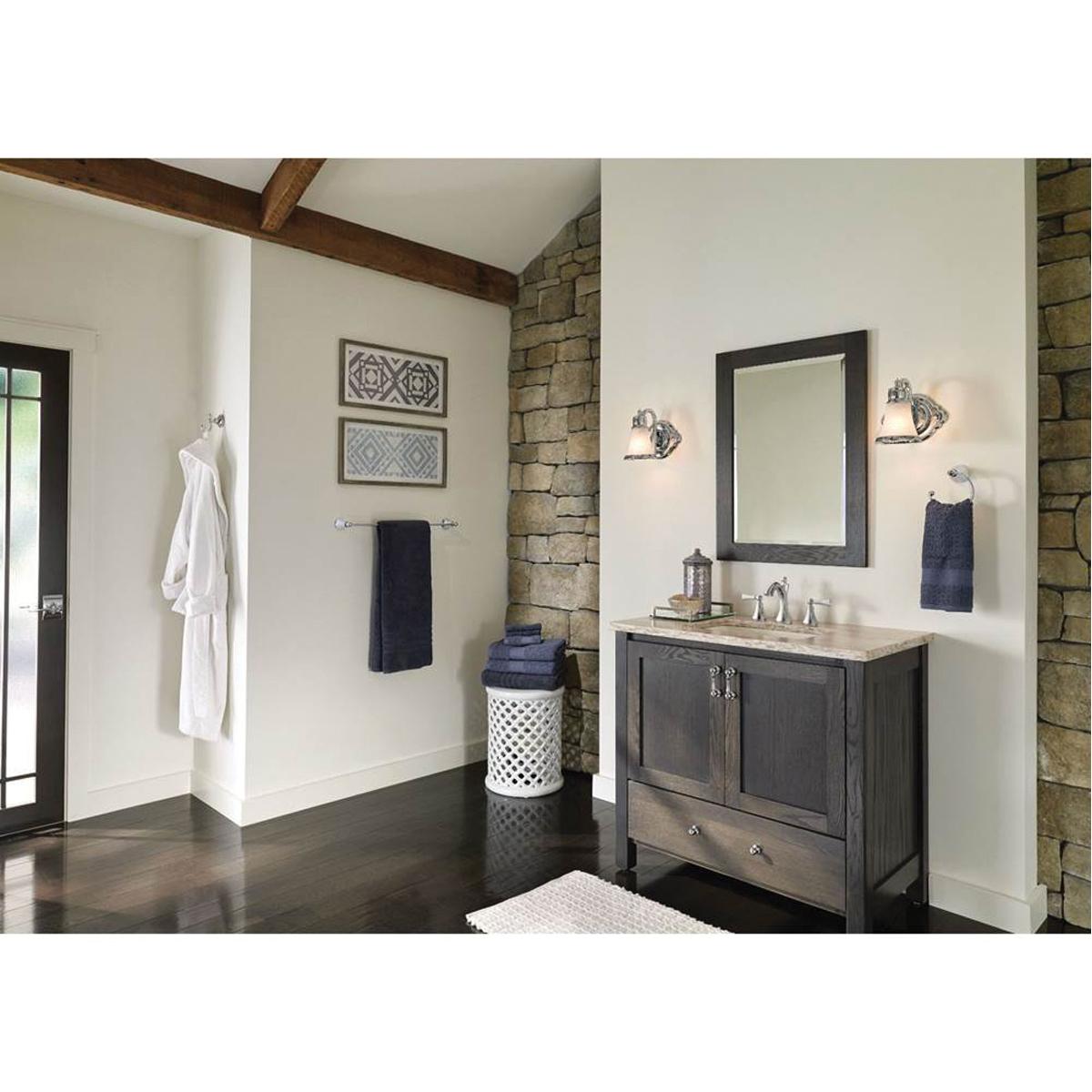 Moen® Wynford™ YB5203CH Robe Hook, 4.2 in L, 3 in W, 2.9 in H, Zinc, Chrome