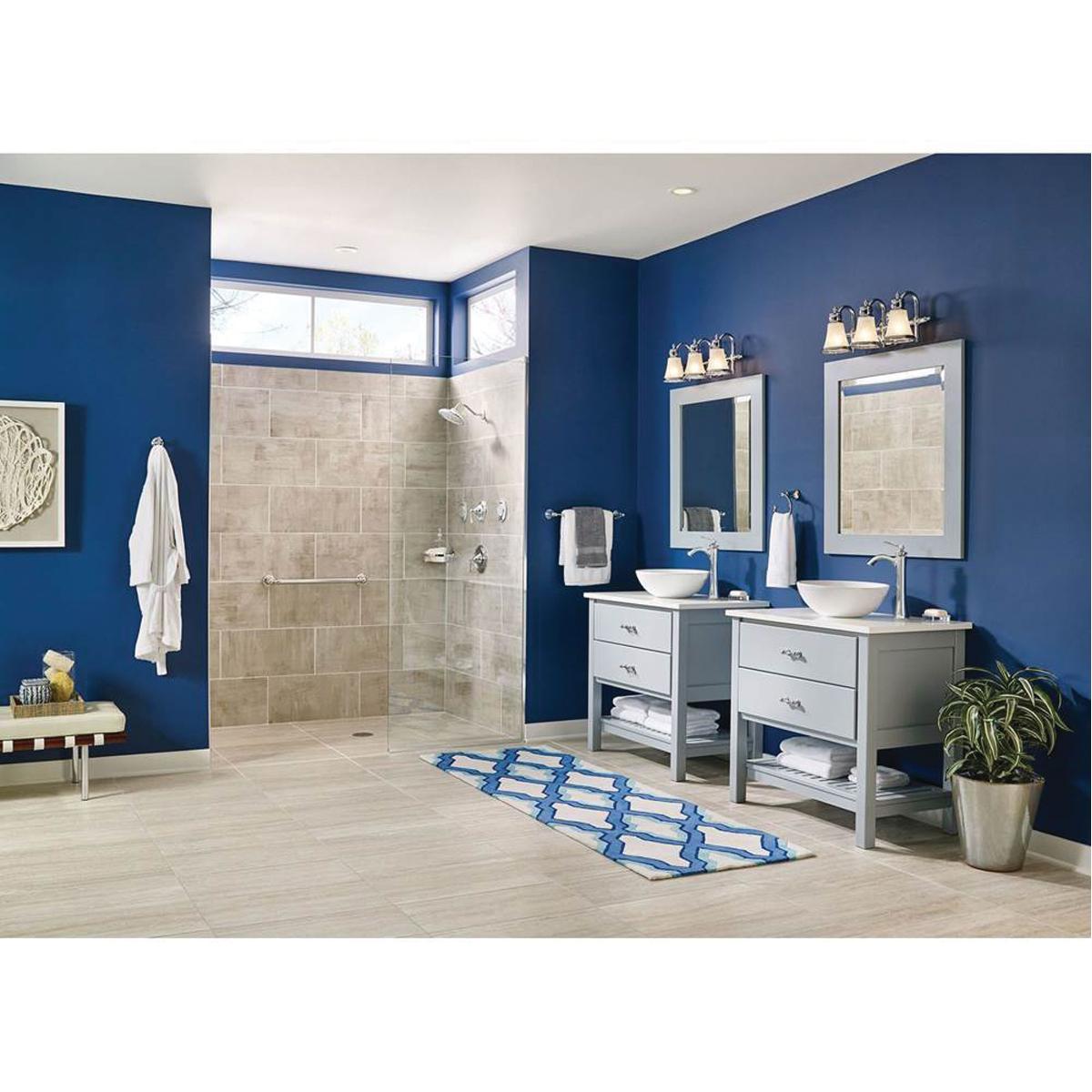 Moen® Wynford™ YB5203CH Robe Hook, 4.2 in L, 3 in W, 2.9 in H, Zinc, Chrome thumbnail 4