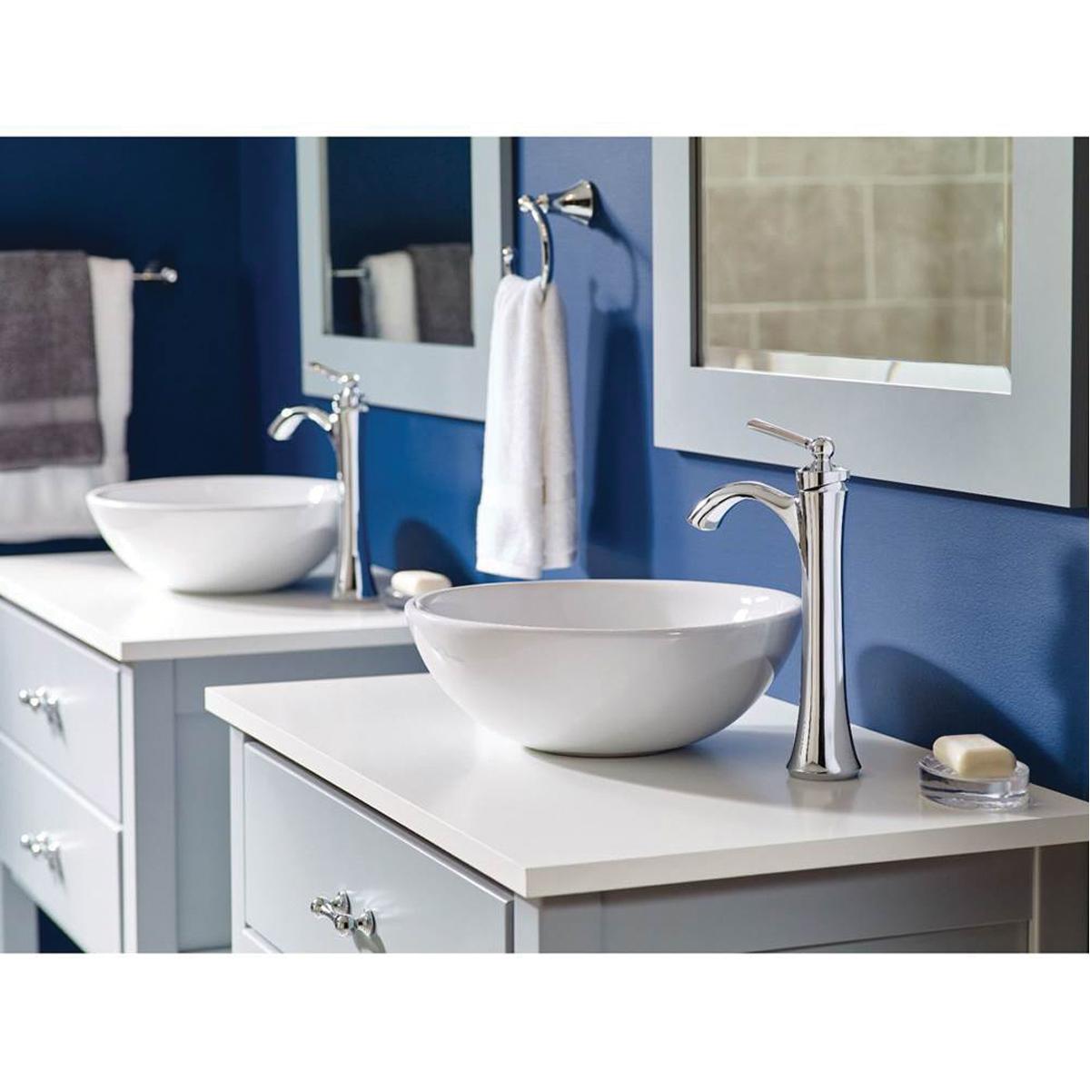 Moen® Wynford™ YB5286CH Chrome towel ring, 5-11/32 in Dia Ring, 6-9/32 in OAH, 3-3/4 in OAW, Aluminum/Zinc thumbnail 2