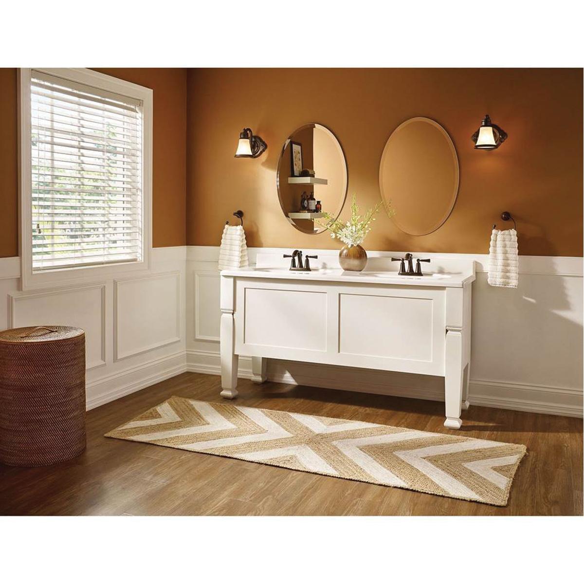 Moen® Wynford™ YB5286ORB Towel Ring, 4 in OAH, 5.6 in OAW, Aluminum thumbnail 3