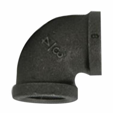NDL® BPF309-12 Elbow, 3/4 in, 90 deg, Malleable Iron, Black