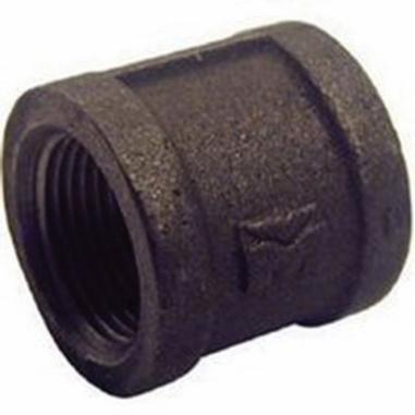 NDL® BPF99-8 Coupling, 1/2 in, Threaded Connection, Pressure Class: 150, Malleable Iron, Black