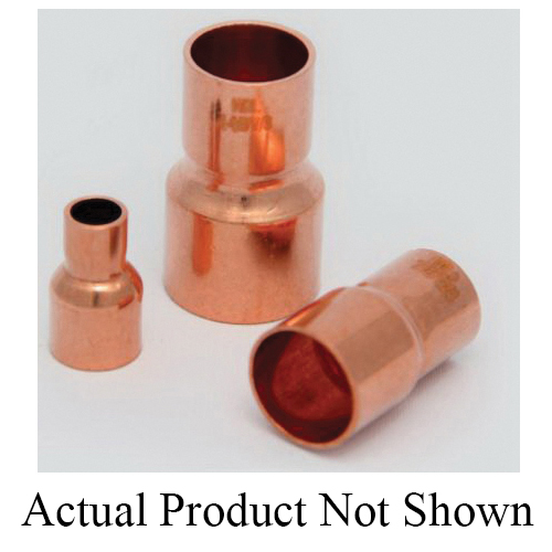 NDL® N-1019 Reducing Coupling, 3/8 x 1/4 in, Copper Connection, Wrot Copper