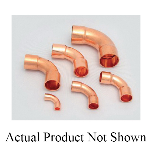 NDL® N-2717 Long Radius Elbow, 3/8 in, Copper Connection, 90 deg, Wrot Copper
