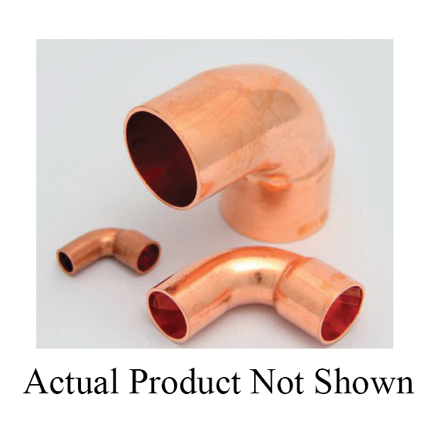 NDL® N-2817 Street Elbow, 3/8 in, Fitting x Copper Connection, 90 deg, Wrot Copper