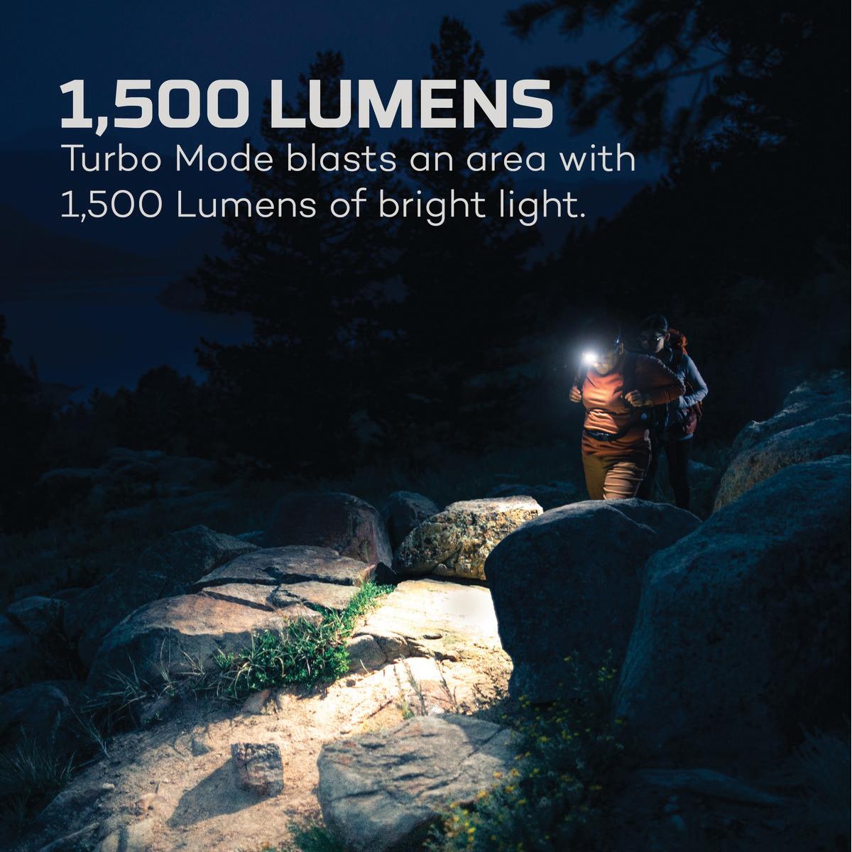 NEBO® NEB-HLP-1001 Brightest Rechargeable Headlamp With Turbo Mode, LED Lamp, 1500 Lumens Lumens thumbnail 4