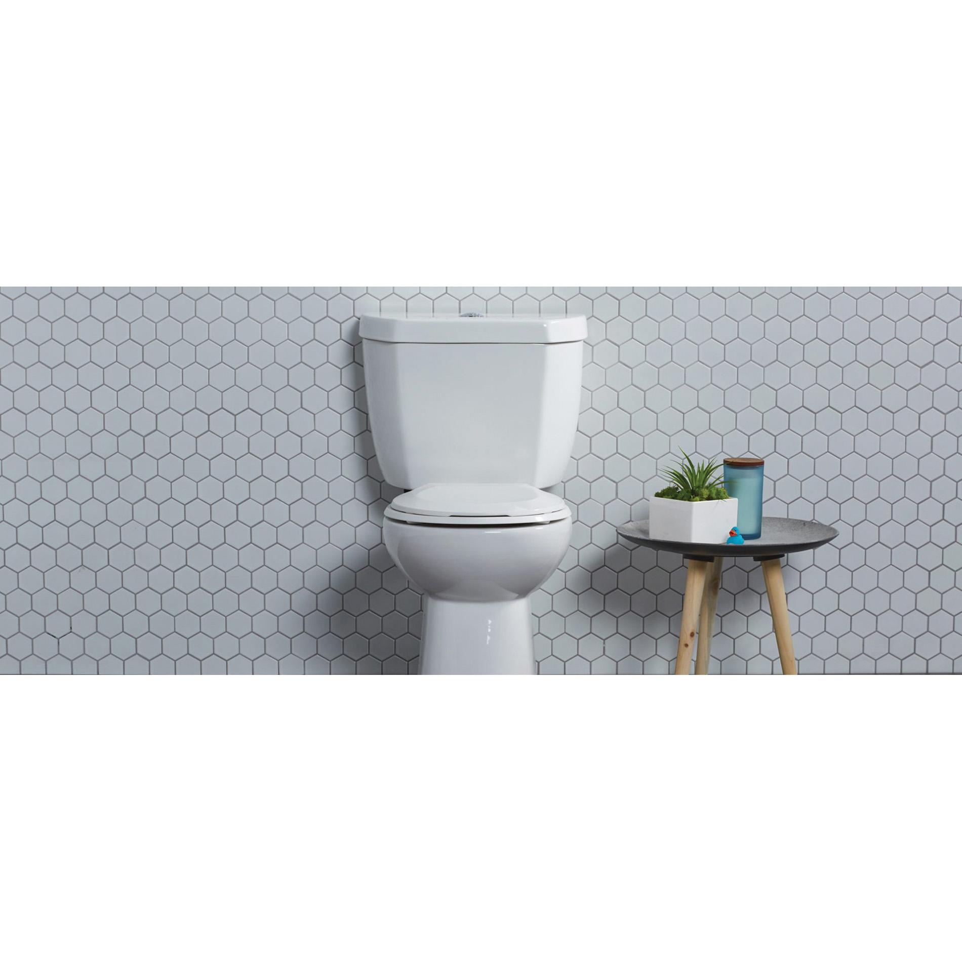 NIAGARA The Original™ N7716 2-Piece 1-Flush Ultra High-Efficiency Toilet Bowl, Round, 0.8 gpf Flush Rate, 12 in Rough-In thumbnail 3