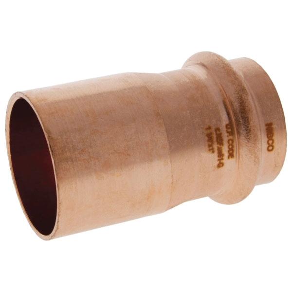 Press System 4 inch x 2 inch Wrot Copper Fitting Reducer, PC600-2, Fitting x Press